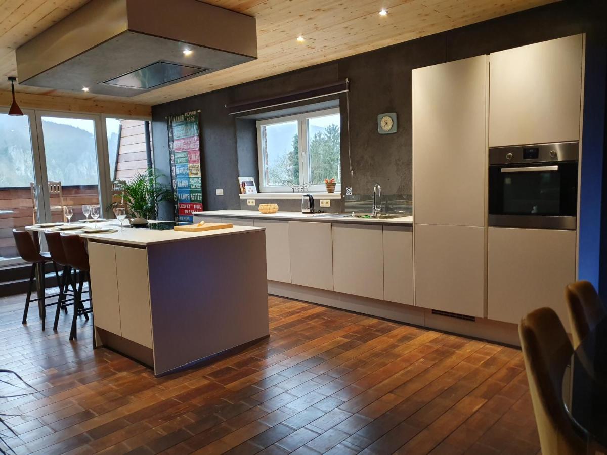 Apartamento Vue Sur Meuse Profondeville Exterior foto
